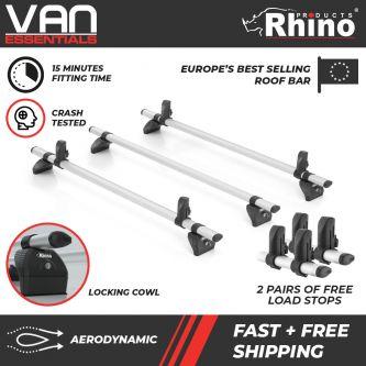 Vauxhall Combo All Models 2012 to 2018 Onwards - Rhino Products 3x KammBar System - WD3K-K33