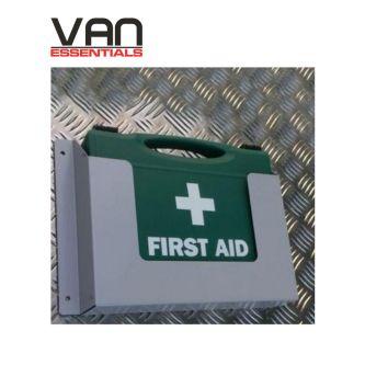 First Aid Kit & Holder, British standard 1-10 persons first aid kit.