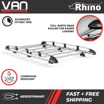 Ford Transit Connect L1/H1, Twin Rear Door, 2013 Onwards - Rhino Products Aluminium Rack - AH621