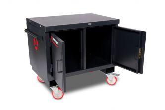Armorgard Mobile Tuffbench BH1270M, multi purpose work surface with a heavy duty storage cabinet