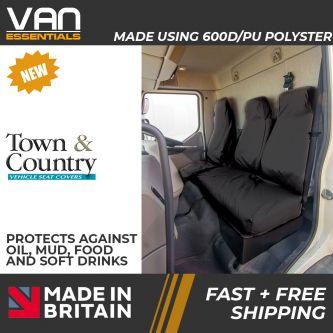 Driver & Double Passenger Seat Cover for DAF LF Euro 6 2014 onwards - Original Town & Country
