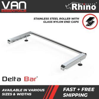 Fiat Talento 2016 to 2021, L1 & L2/H1 Twin Rear Door Models - Rhino Products Rear Roller for Delta Bars - 1145-S450P