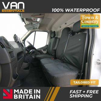 Driver & Passenger Double Seat Cover-Vauxhall Movano 2014 onwards- The Original Town & Country Seat Cover.