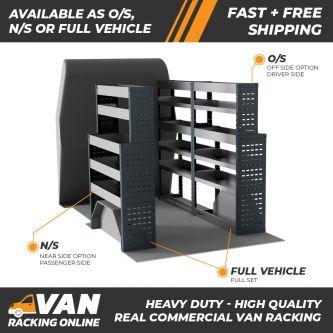Vauxhall Vivaro 2014 to 2019, L1 Short Wheel Base - H2 High Roof - Modular Van Shelving Units