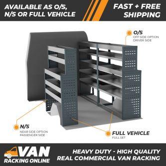 Vauxhall Movano 2010 to 2020 L2 Medium Wheel Base/H2 High Roof Model - Modular Van Racking System