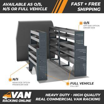 Iveco Daily 2014 Onwards, L3 Long Wheel Base/H2 Medium Roof Model - Modular Van Racking