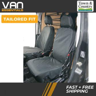 Tailored fit Fiat Fiorino Seat Covers-2008 On-Front Single Driver & Small Folding Passenger Seat-Original Town & Country