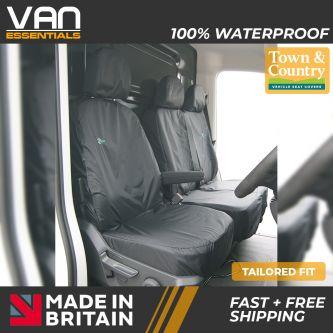 Driver and Double Passenger Seat Cover Tailored - Volkswagen Crafter 2017 Onwards - The Original Town & Country Seat Cover