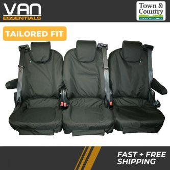 Transit Tourneo Custom 2013 to December 2023 Seat Cover - Individual Treble Folding Rear Seat - Original Town & Country Seat Cover.