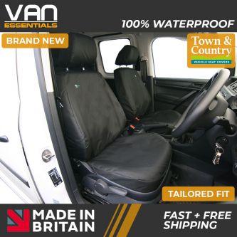 Driver & Single Passenger Seat Cover - Volkswagen Caddy and Maxi 2010 to 2020 - The Original Town & Country Seat Cover.