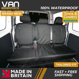 3 Rear Seat Covers - Volkswagen Caddy & Maxi 2010 to 2020 - The Original Town & Country Seat Cover.