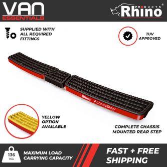 Vauxhall Movano 2021 Onwards All Models - Rhino Products Triple Rear Access Step - SS311