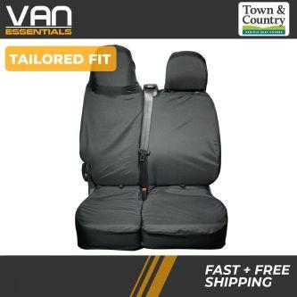 A Tailored Fit Seat Cover for the Vaxhall Vivaro 2014 - July 2019 Folding Double Passenger Original Town & Country Seat Cover.