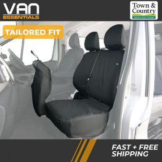 A Tailored Fit Seat Cover for the Nissan NV300 2016 Onwards NON-Folding Double Passenger Original Town & Country Seat Cover.