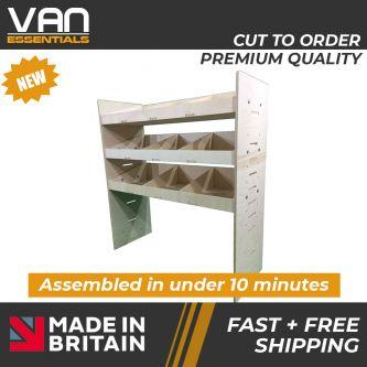 Citroen Relay Van Racking-3 Shelf Birchwood Plywood Shelving/Racking-External Size: (W) 1000mm x (H) 1087mm x (D) 384mm.